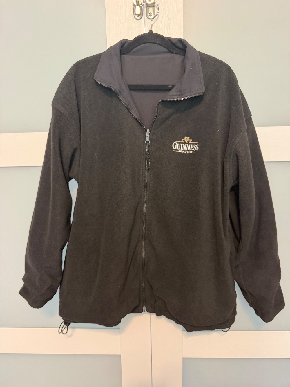 Guinness Draught Reversible Fleece Zip Jacket XL